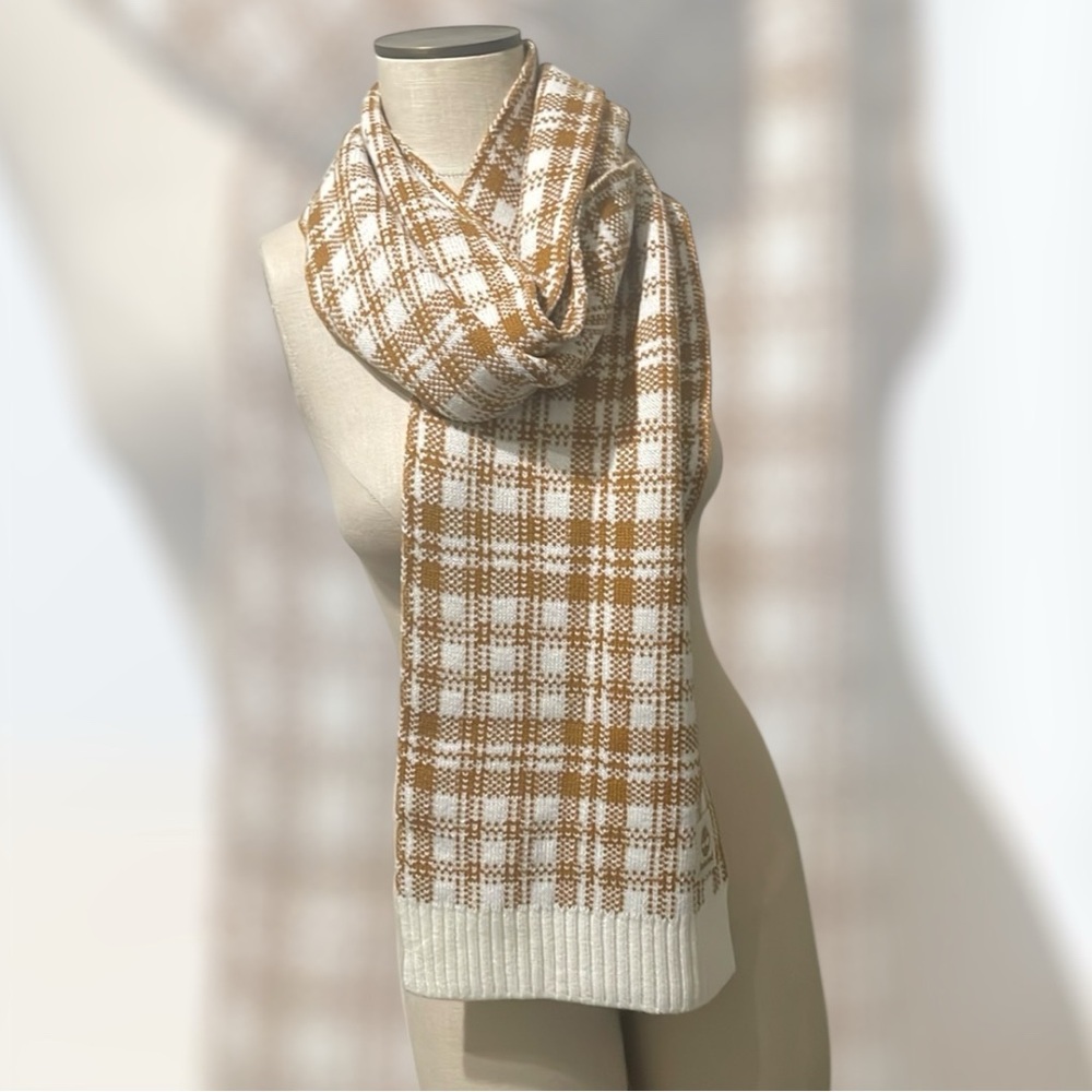 Timberland Scarf Plaid Knit Wrap NWT